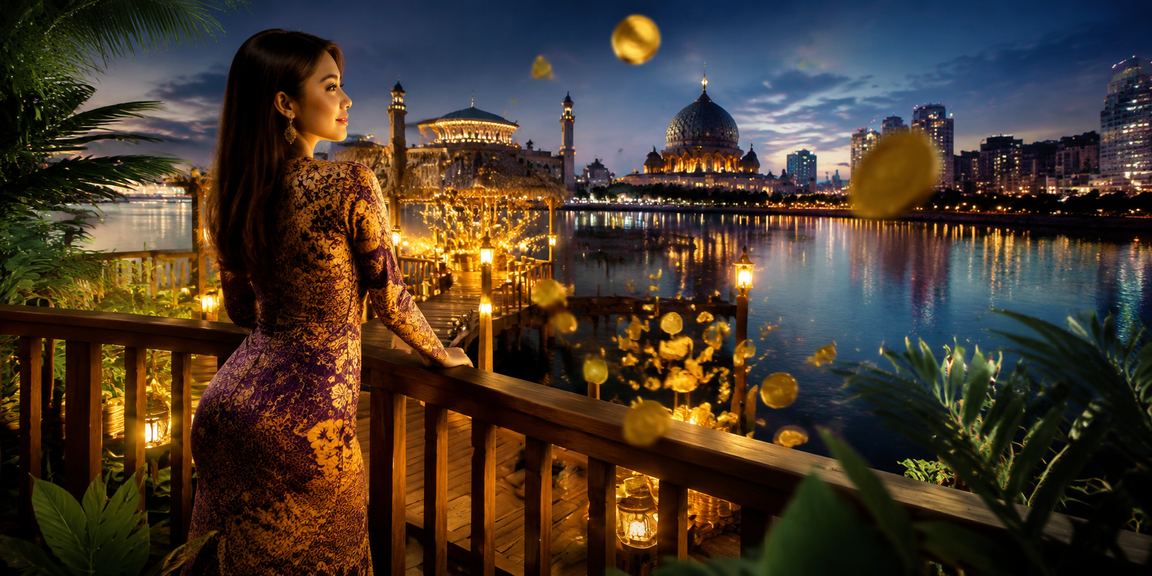 Paparan hiburan kasino dalam talian di Putrajaya dengan rekabentuk batik tempatan